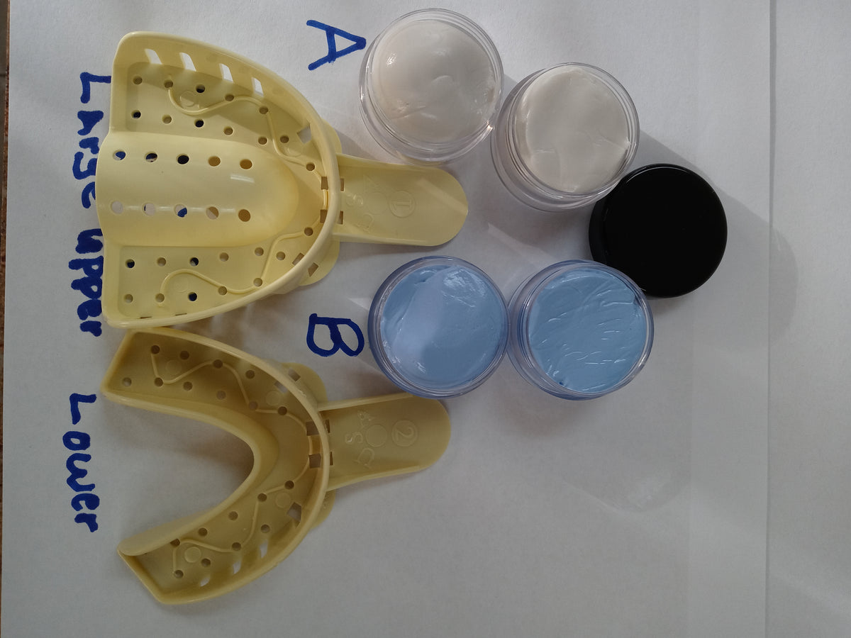DIY Upper / Lower Dental Impression Mold Kit Dental Cast Kit