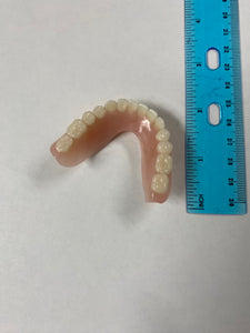 Lower Pink Acrylic False Teeth Denture
