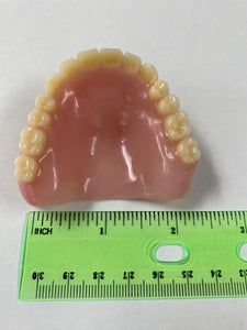 Full Upper Pink Denture False Teeth Medium