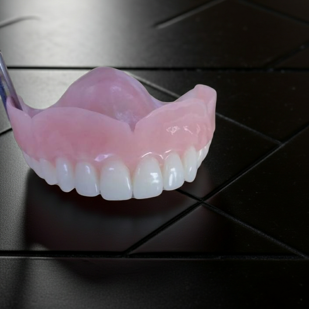 Big Upper False Teeth Acrylic Denture – Saldentures