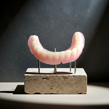 Load image into Gallery viewer, Small Lower Pink Acrylic False Teeth Denture