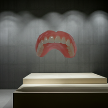 Load image into Gallery viewer, Denture Small Upper Pink Size 2 Inch