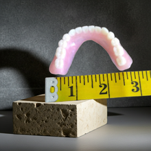Load image into Gallery viewer, Small Lower Pink Acrylic False Teeth Denture