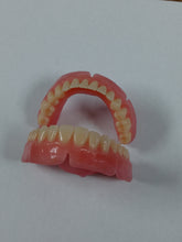 Load image into Gallery viewer, Dentures  Upper And Lower Pink Fullset Acrylic False Teeth Size Lower 2.4 inches Size upper 2.6 Inchesper
