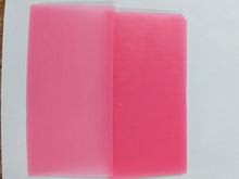 Load image into Gallery viewer, Flexible Wax Sheets size 3X6 Soft Pink 8 Pieces Wax