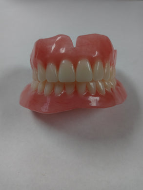 Dentures Upper And Lower Medium Pink Shade Full set Acrylic False Teeth B1 Shade Size Lower 2.5 inches Size upper 2.5 Inches