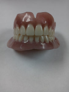 Dentures Upper And Lower Medium Dark Shade Full set Acrylic False Teeth B1 Shade Size Lower 2.5 inches Size upper 2.5 Inches