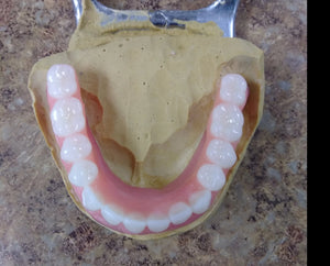 Full Lower Custom Made False Teeth Denture
