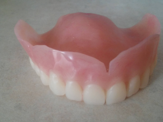 Full Upper Pink Denture False Teeth