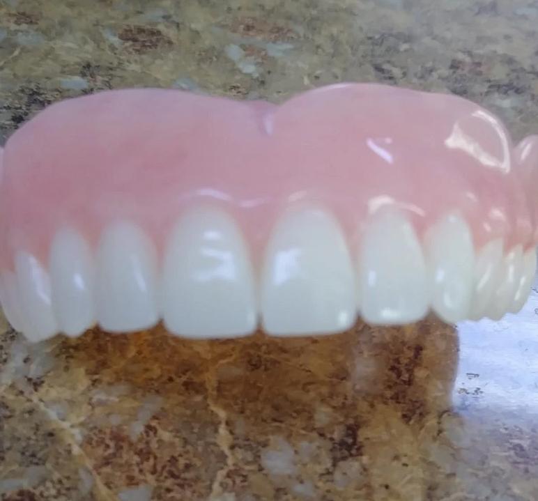 Big Upper False Teeth Acrylic Denture – Saldentures