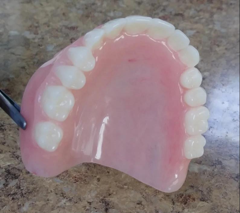 Big Upper False Teeth Acrylic Denture – Saldentures